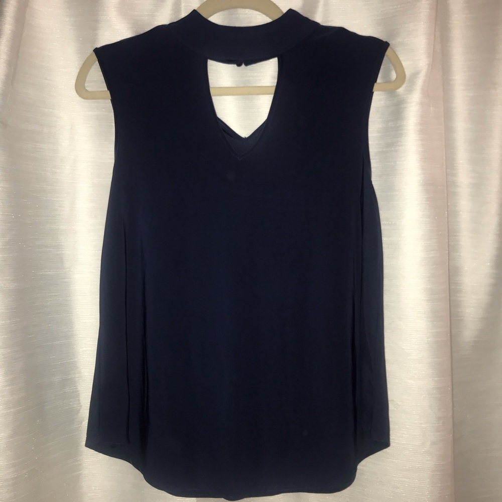 Navy Jersey Tank